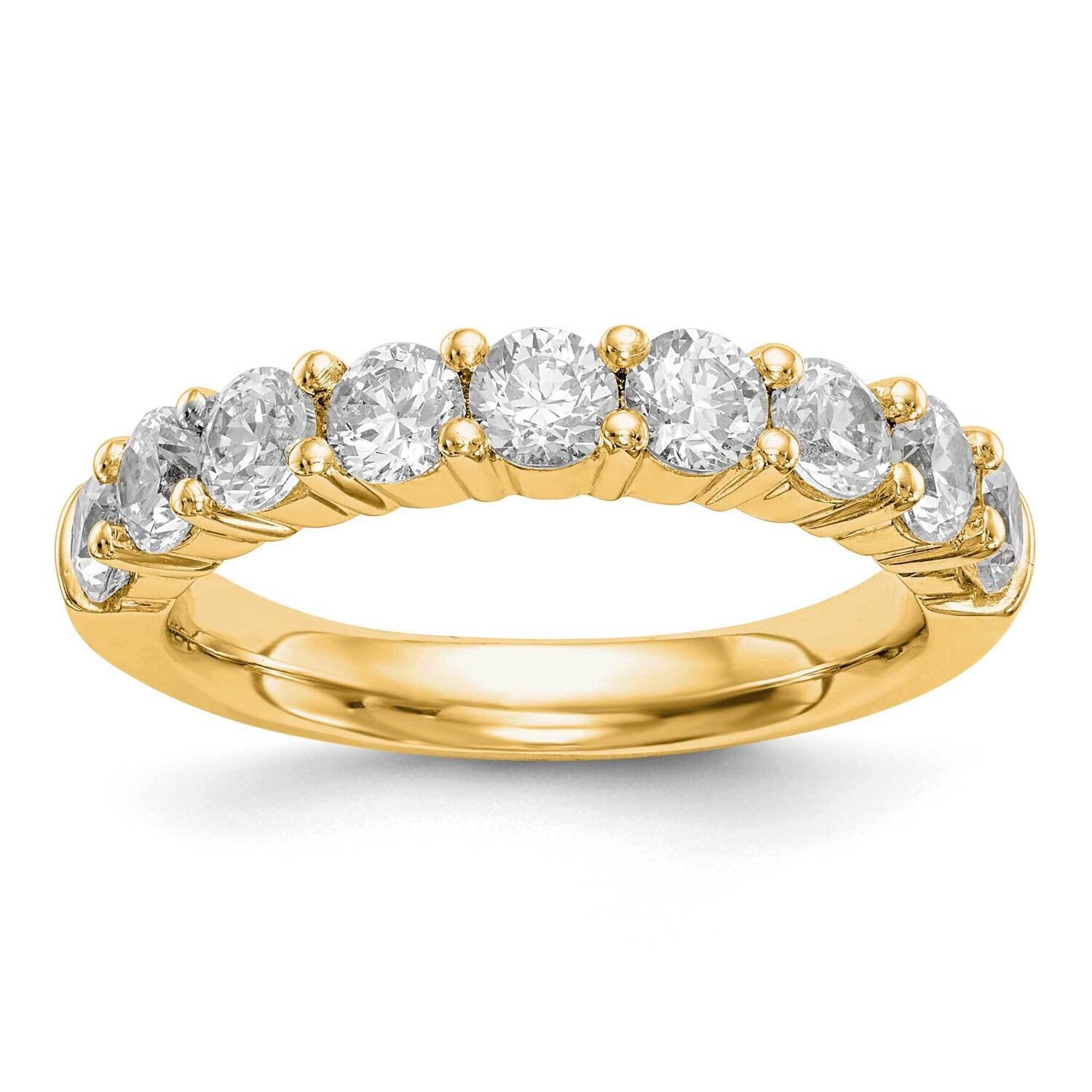 9-Stone Diamond Band 14k Yellow Gold RM3188B-045-YAA