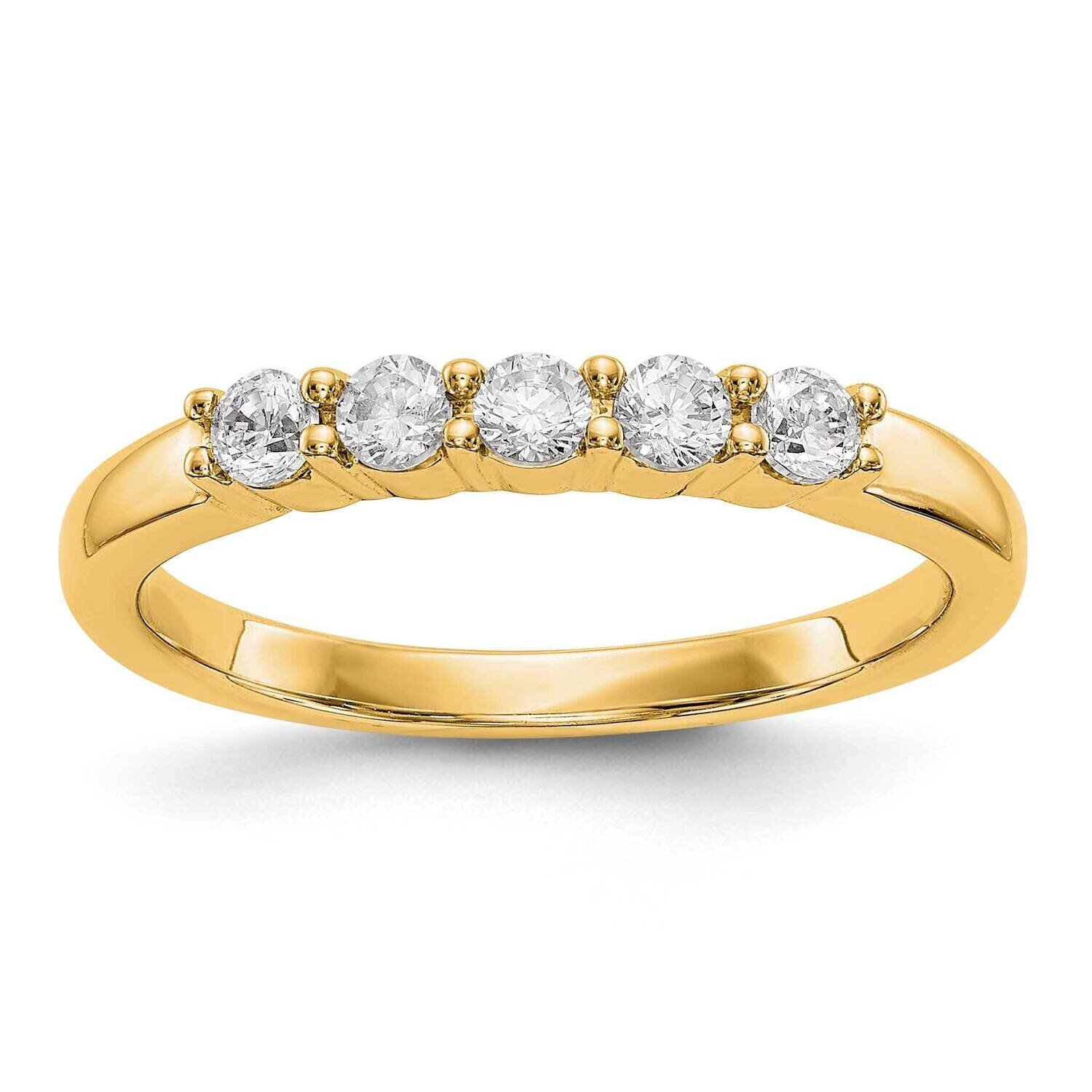 5-Stone Diamond Band 14k Yellow Gold RM3286B-030-YAA, MPN: RM3286B-030-YAA, 191101809439