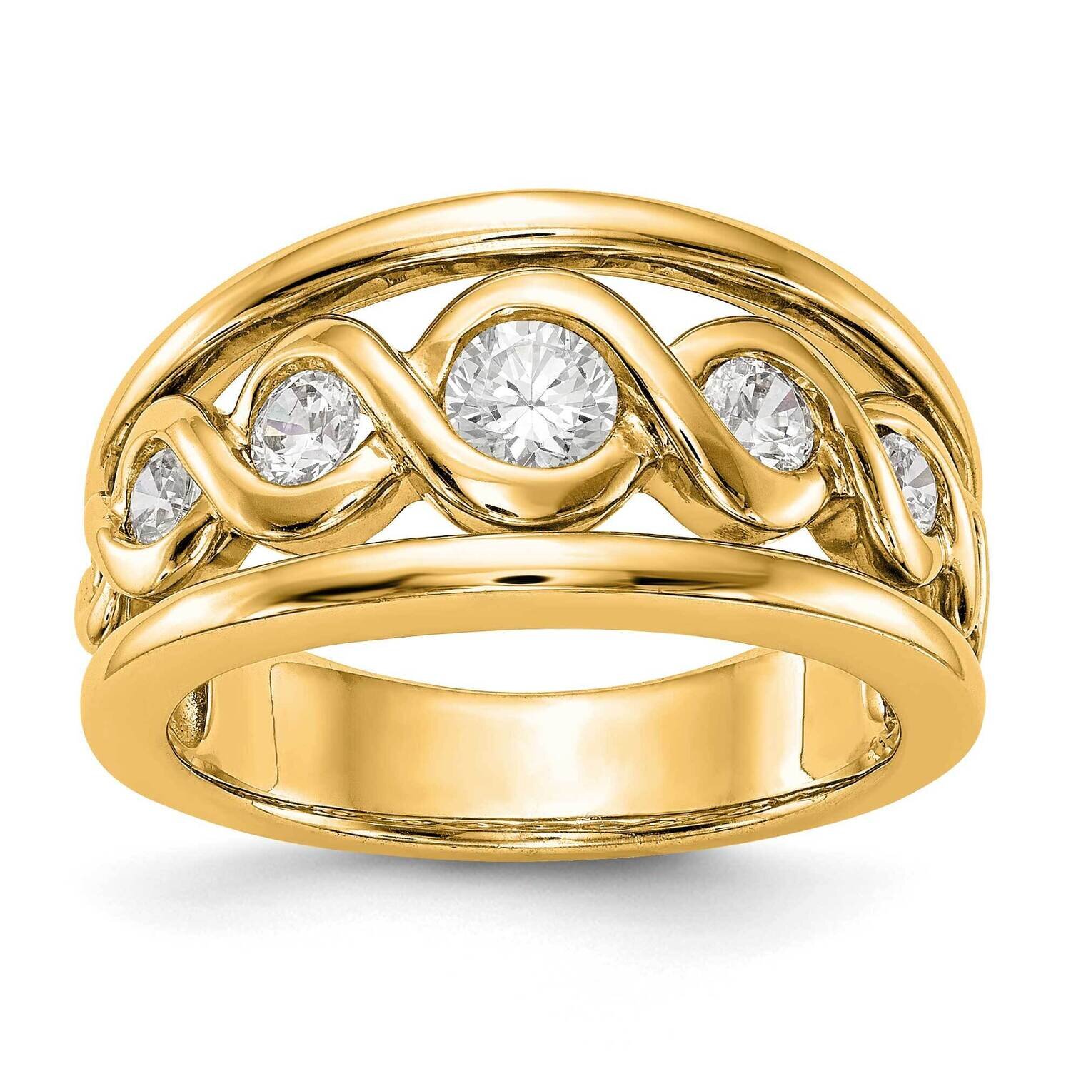 Diamond Band 14k Yellow Gold RM3401B-055-YAA