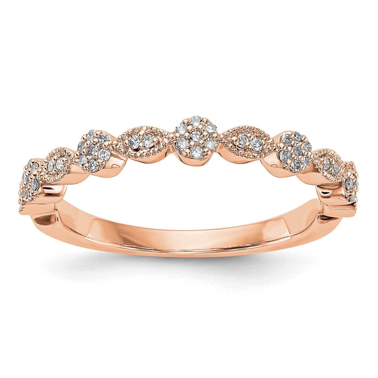 Diamond Band 14k Rose Gold RM3422B-015-RAA, MPN: RM3422B-015-RAA,