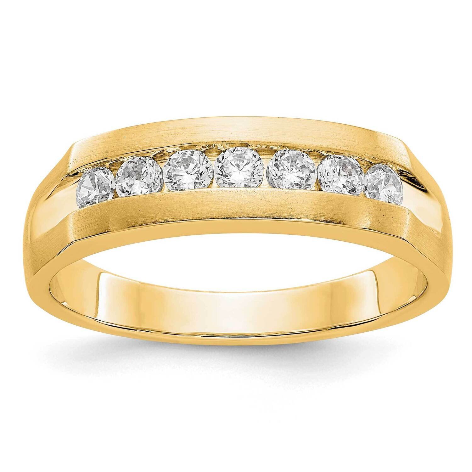 Diamond Vs/Si, D E F, Men&#39;s Band 14k Yellow Gold True Origin Lab Grown RM3462B-049-YLD, MPN: RM3462…