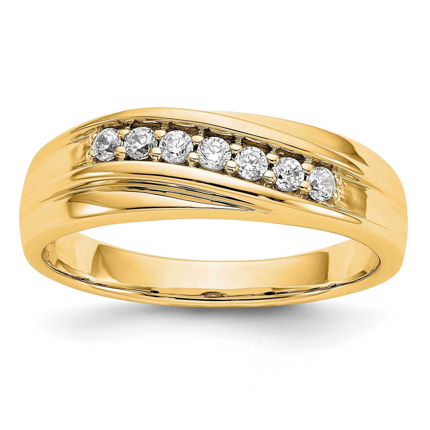 Diamond Men&#39;s Band 14k Yellow Gold RM3468B-025-YAA, MPN: RM3468B-025-YAA,