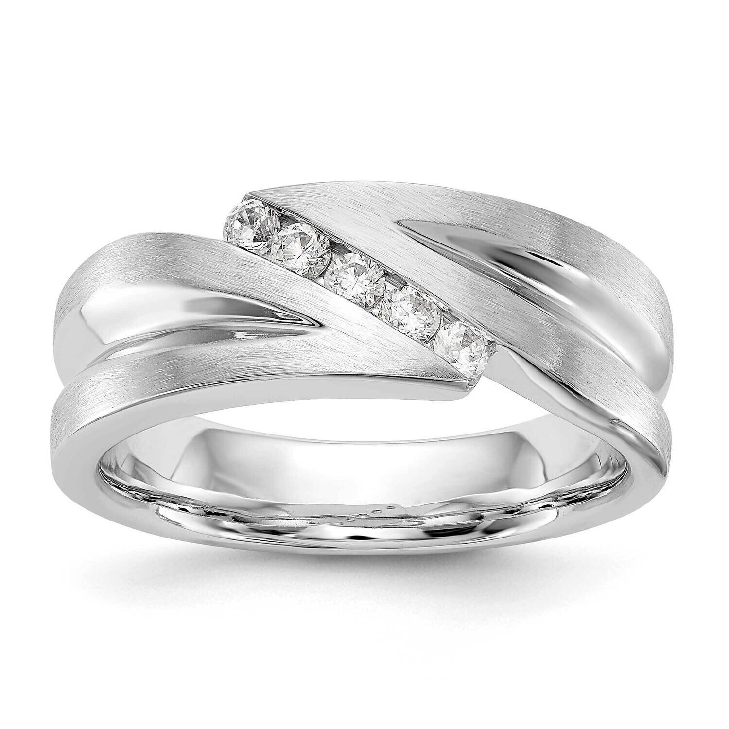 Diamond Vs/Si, D E F, Men&#39;s Band 14k White Gold True Origin Lab Grown RM3488B-025-WLD, MPN: RM3488B…
