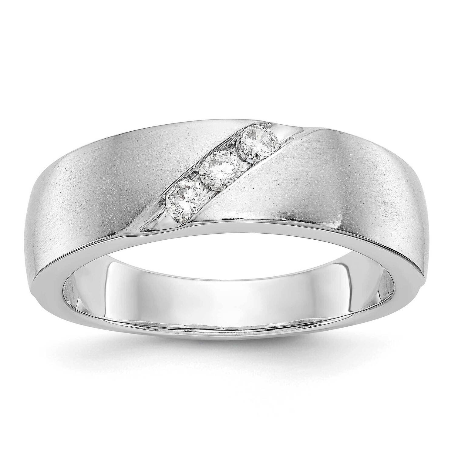 Diamond Vs/Si, D E F, Men&#39;s Band 14k White Gold True Origin Lab Grown RM3500B-021-WLD, MPN: RM3500B…