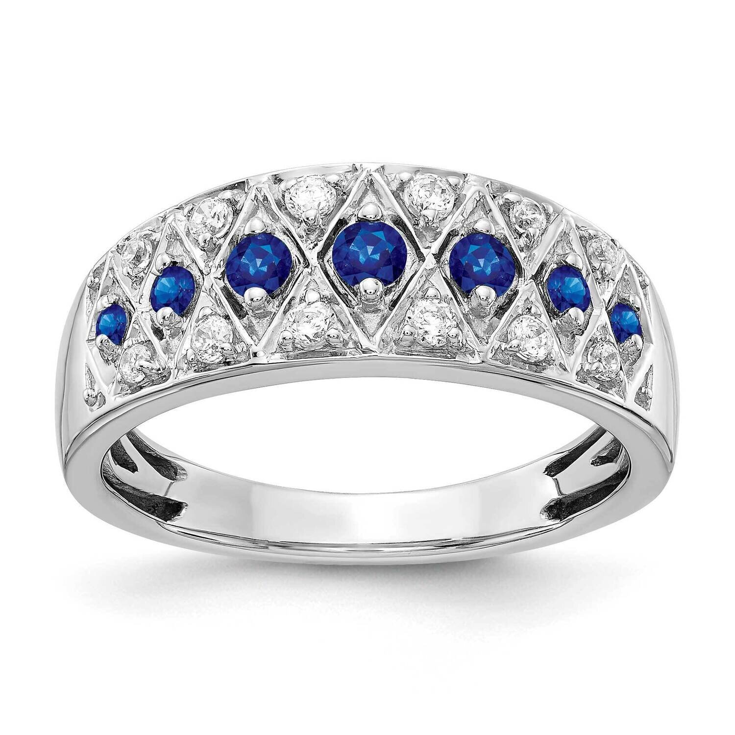 Sapphire Fancy Ring 14k White Gold Diamond RM3850-SA-020-WA, MPN: RM3850-SA-020-WA, 883957214771