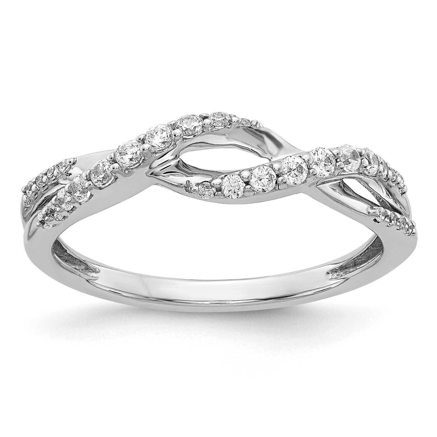 Fancy Ring 14k White Gold Diamond RM3888-025-WA