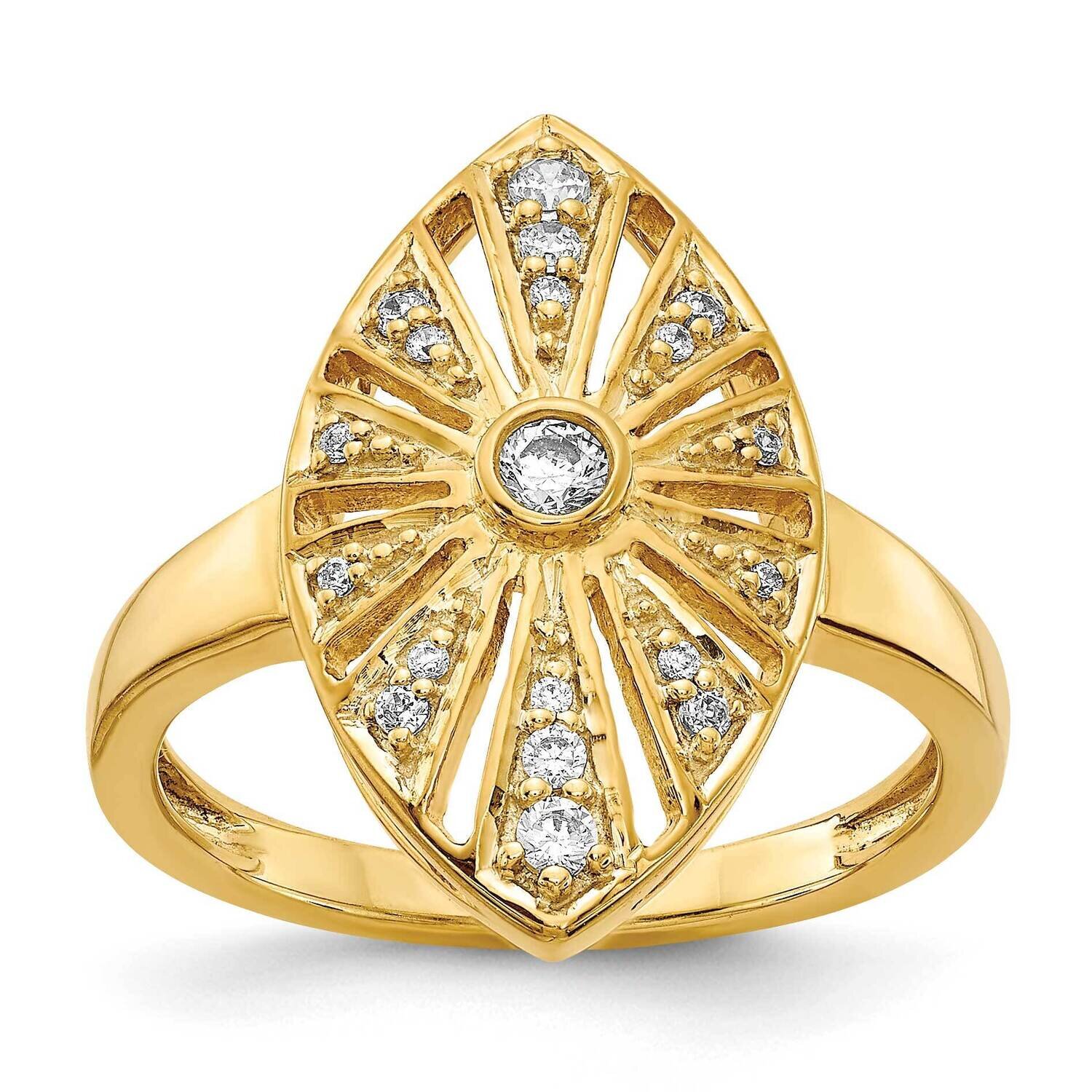 Vintage Ring 14k Gold Diamond RM3953-020-YA