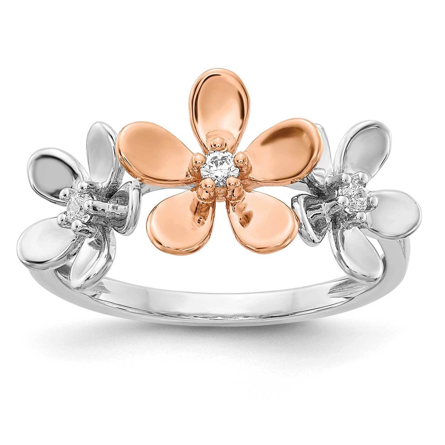 Diamond Ring 14k Rose &amp; White Gold RM4038-009-RWA, MPN: RM4038-009-RWA, 883957214931