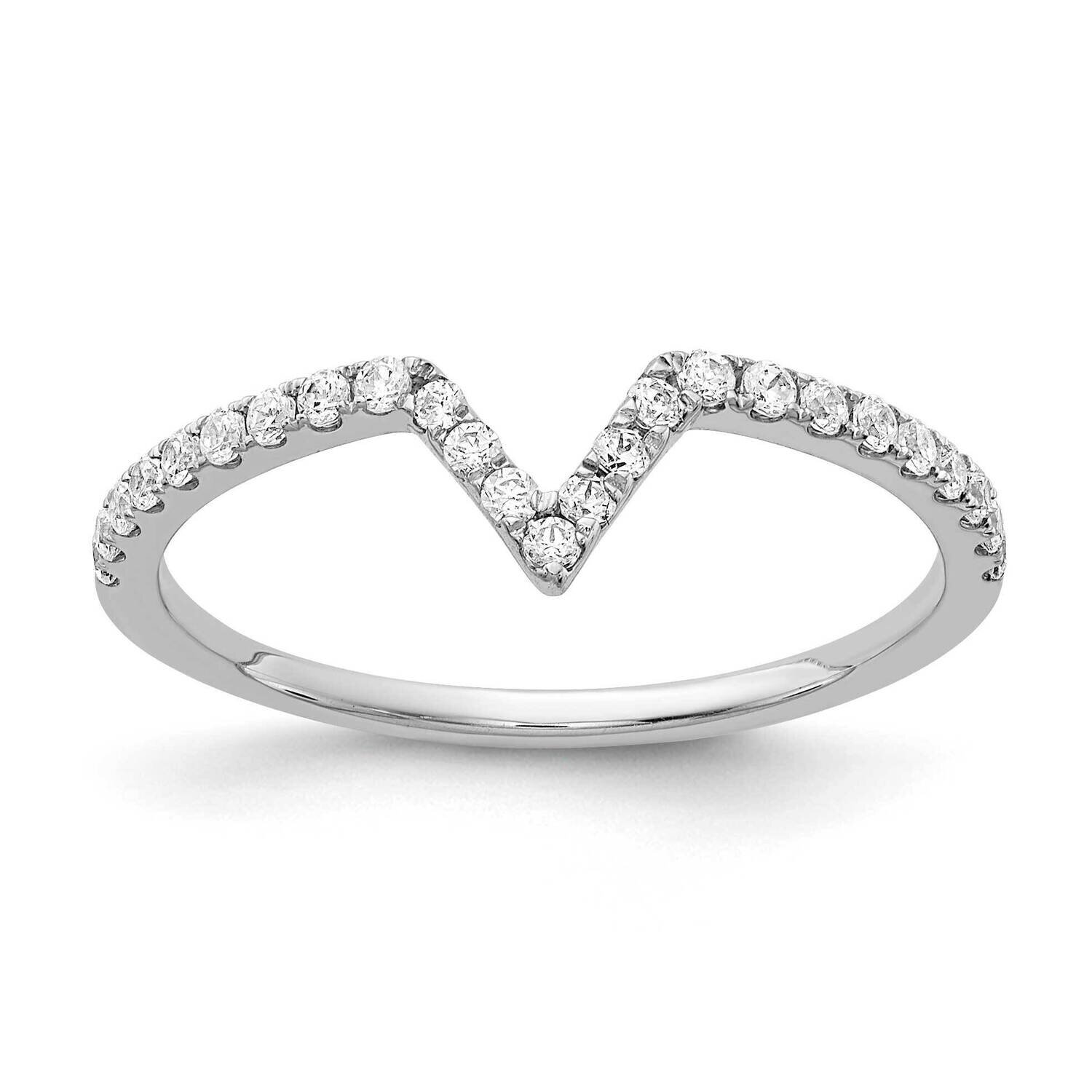 Ring 14k White Gold Diamond RM4297-025-WA