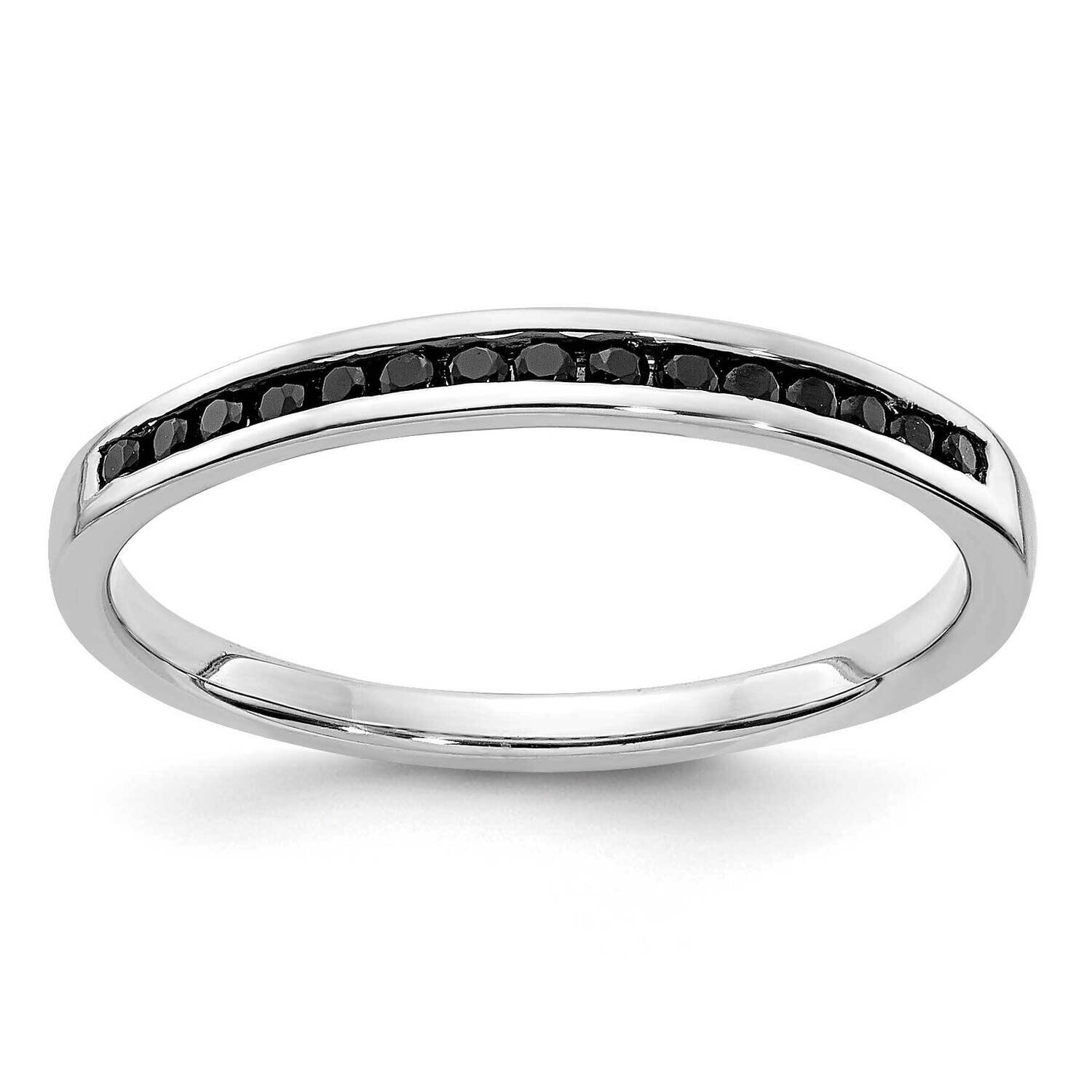 Black Diamond Ring 14k White Gold RM5623-BK-016-WA, MPN: RM5623-BK-016-WA, 883957566047