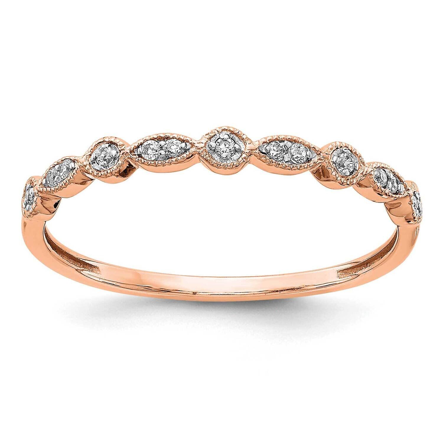 Diamond Ring 14k Rose Gold RM5625-006-RA, MPN: RM5625-006-RA, 191101078620