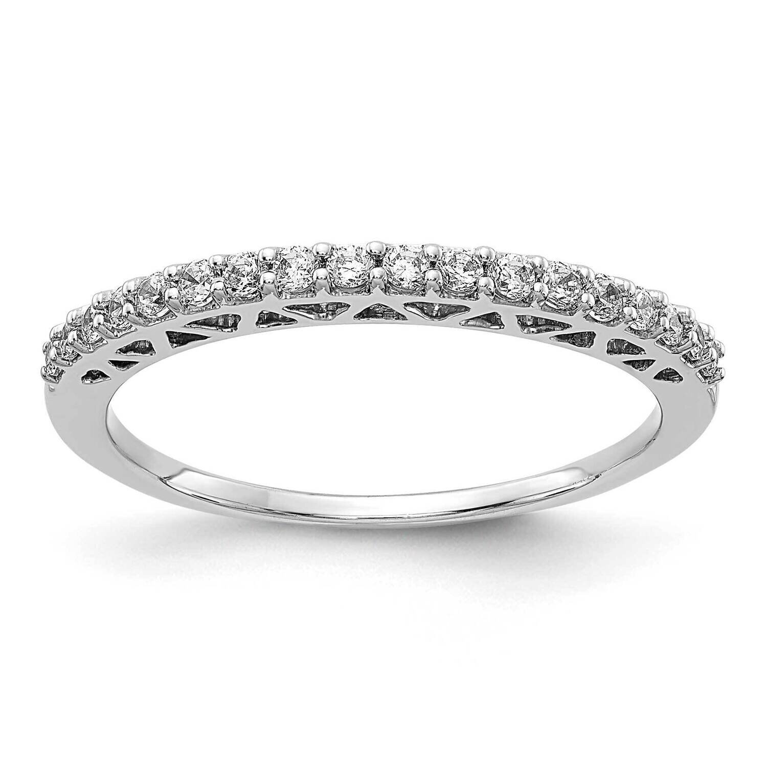 Polished Lab Grown Diamond Si1/Si2, G H I, Ring 14k White Gold RM5626-025-7WLG, MPN: RM5626-025-WA,…