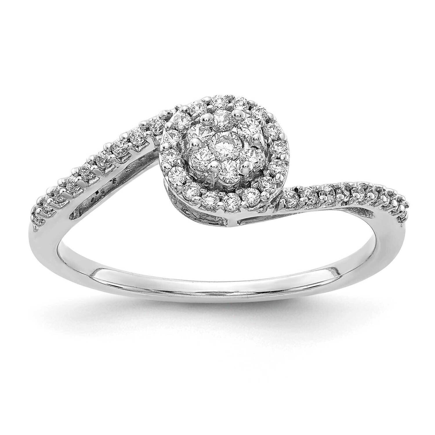 Ring 14k White Gold Diamond RM5643-025-WA