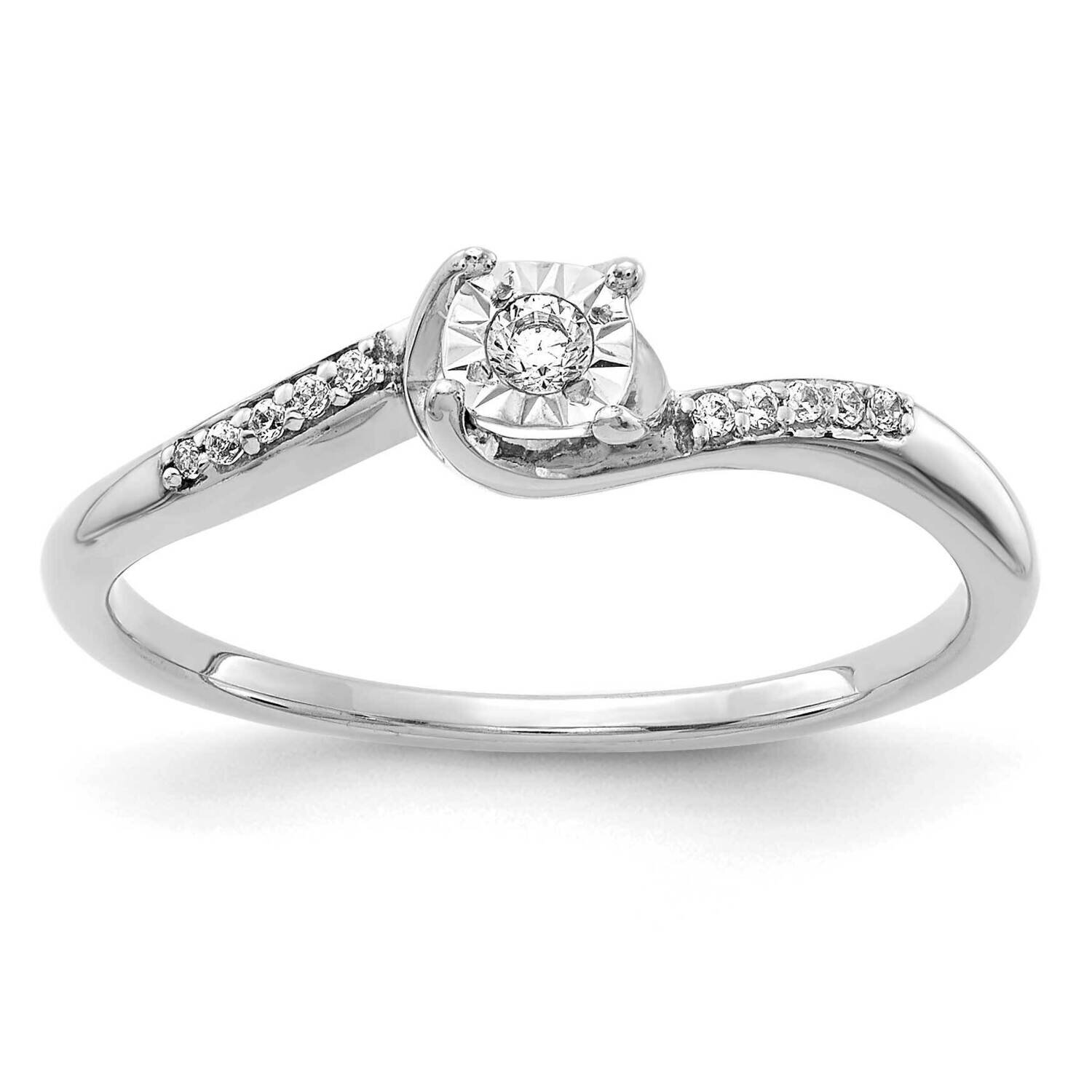 Ring 14k White Gold Diamond RM5644-008-WA