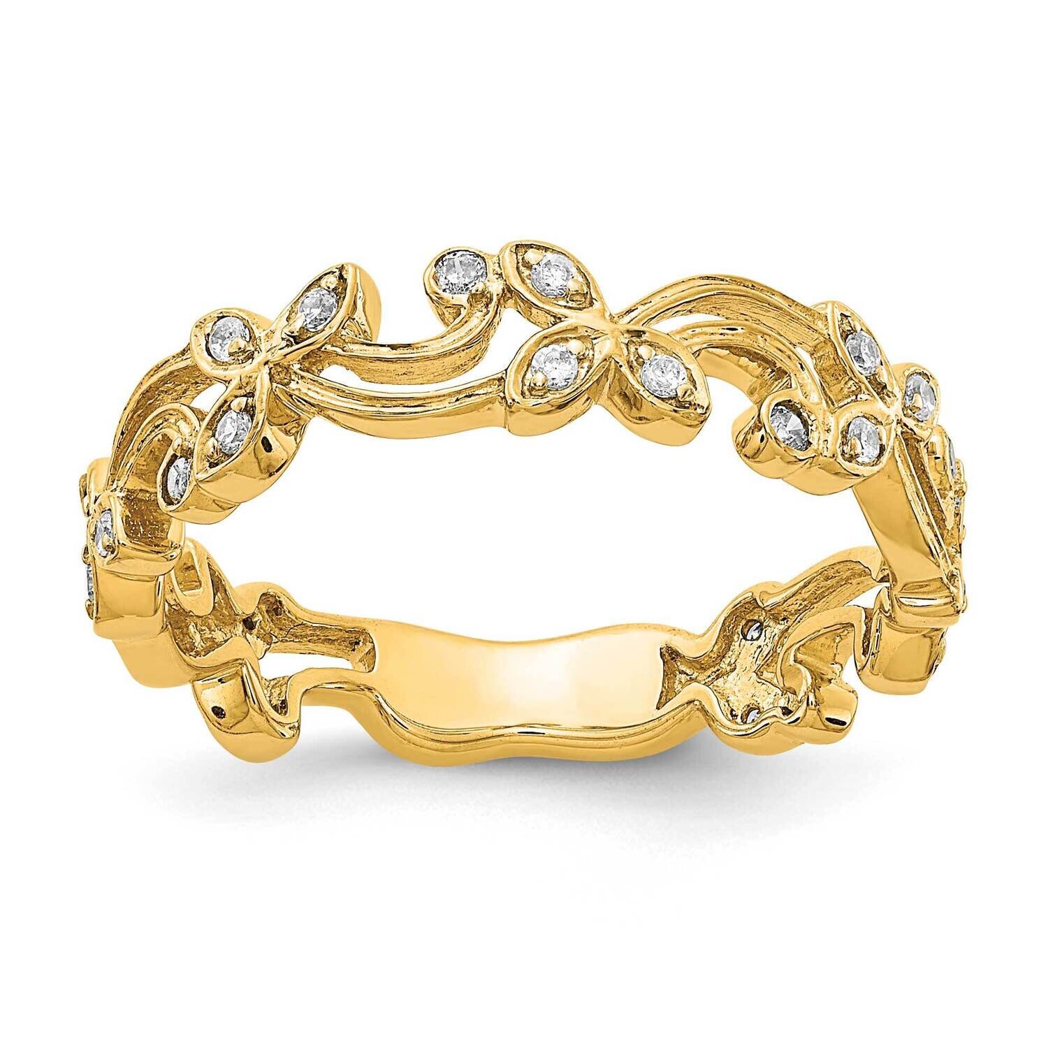 Ring 14k Gold Diamond RM5709-020-YA