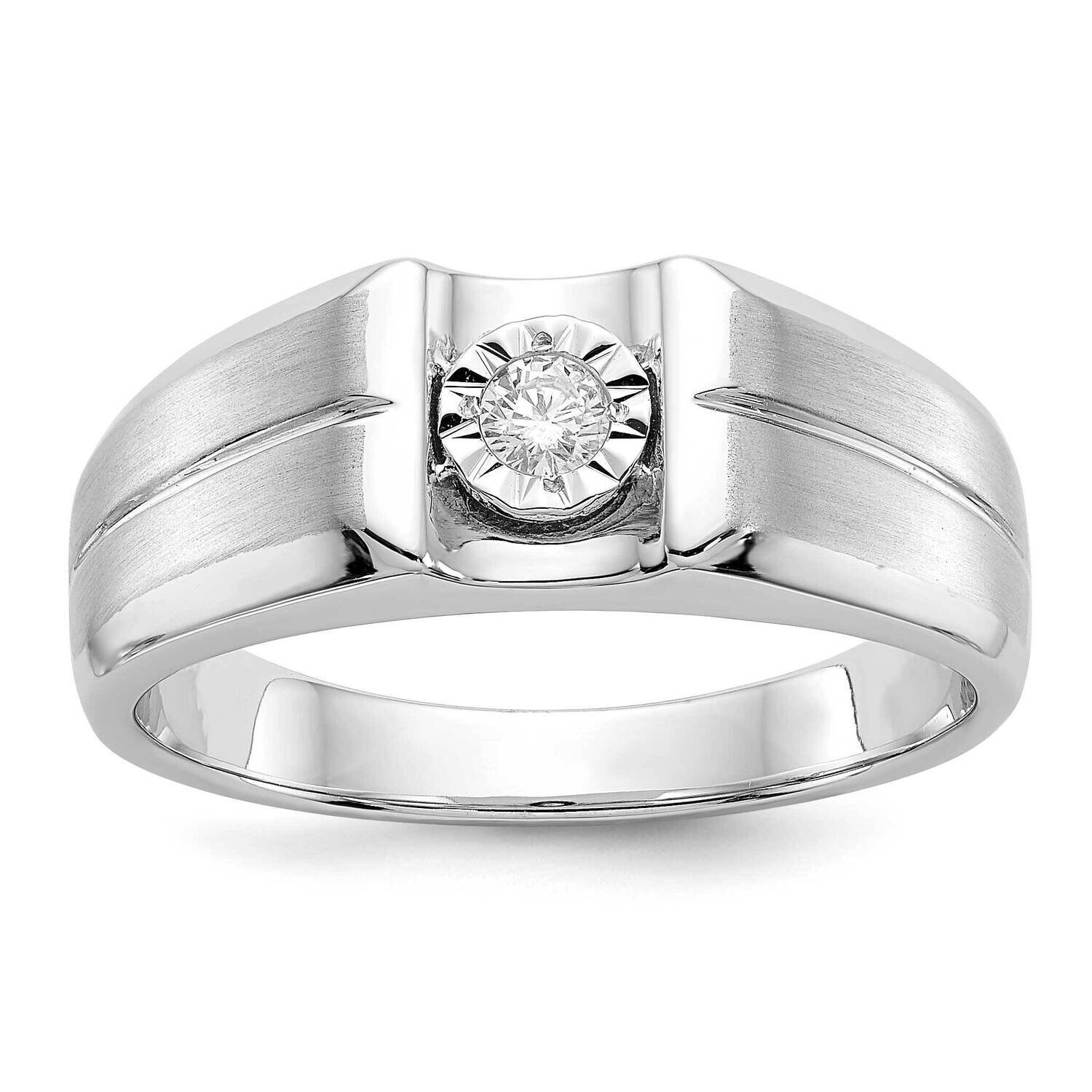 Men's Ring 14k White Gold Diamond RM5783-010-WA