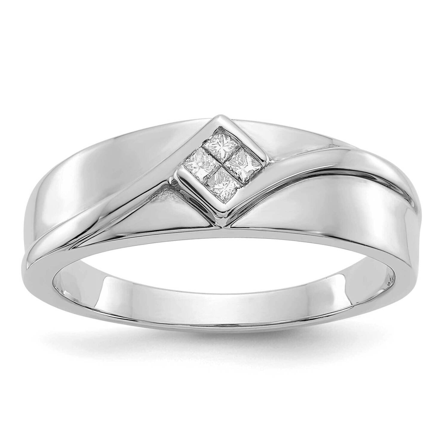 Men's Ring 14k White Gold Diamond RM5786-010-WA