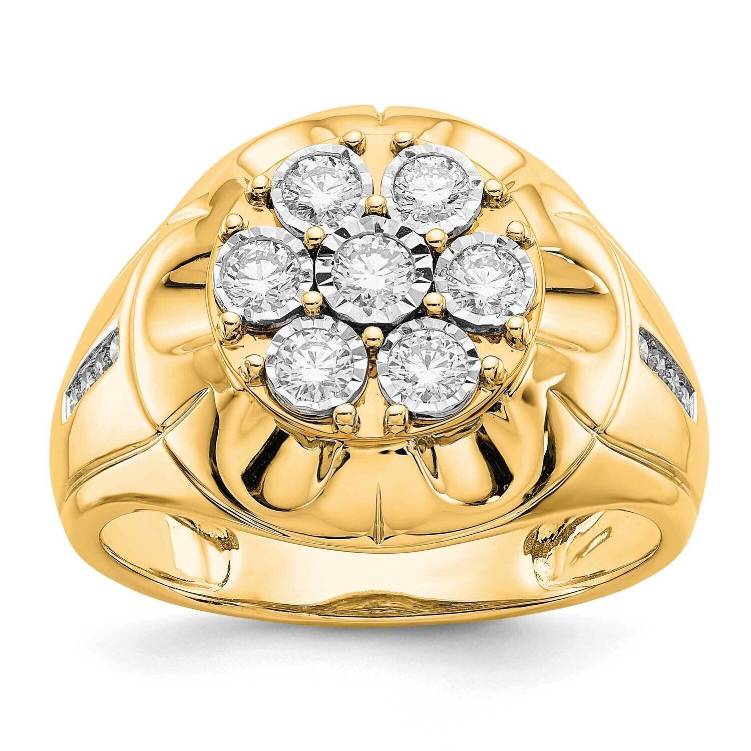 Si1/Si2, G H I, Men&#39;s Ring 14k Yellow Gold Lab Grown Diamond RM5839-062-10YLG, MPN: RM5839-062-YA, …