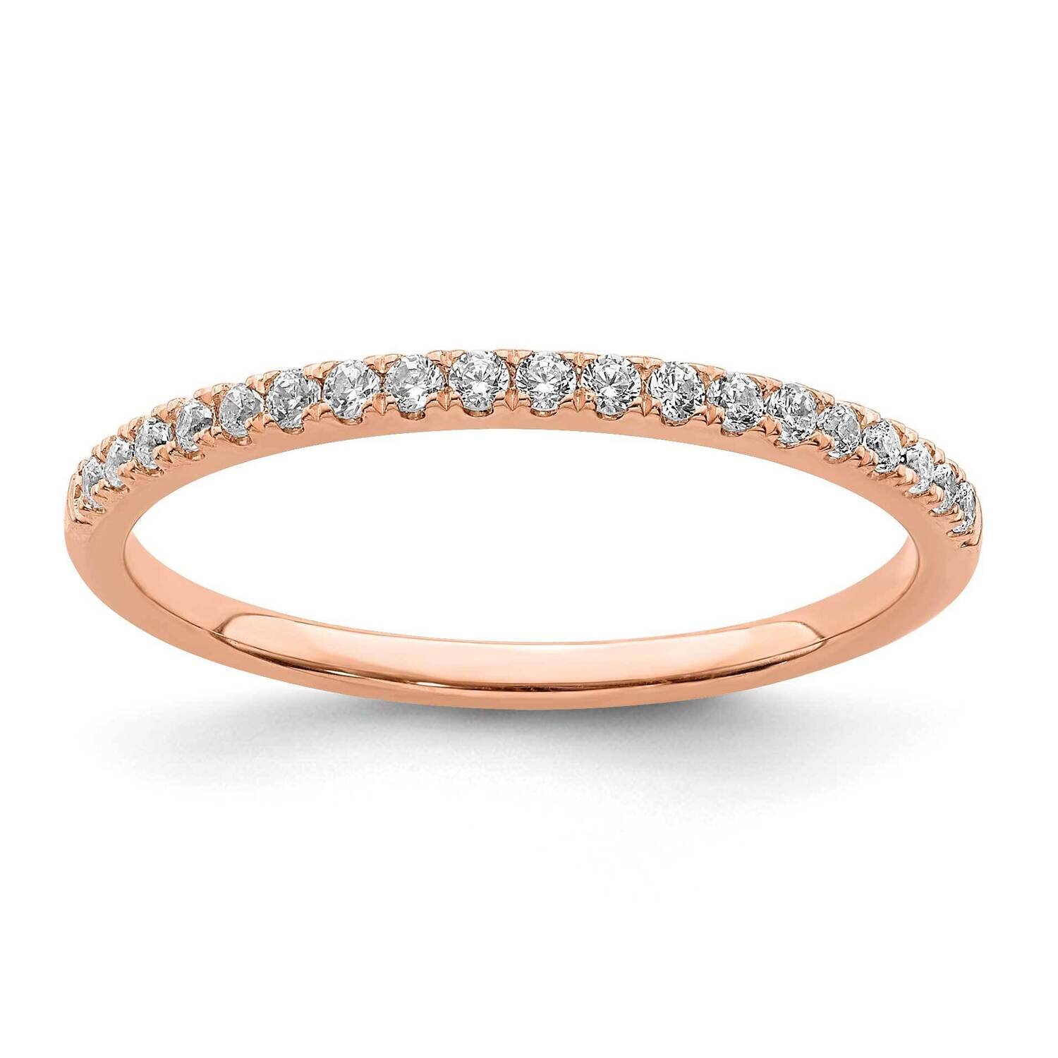 Diamond Wedding Band 14k Rose Gold RM6357B-017-RAA, MPN: RM6357B-017-RAA, 883957879482