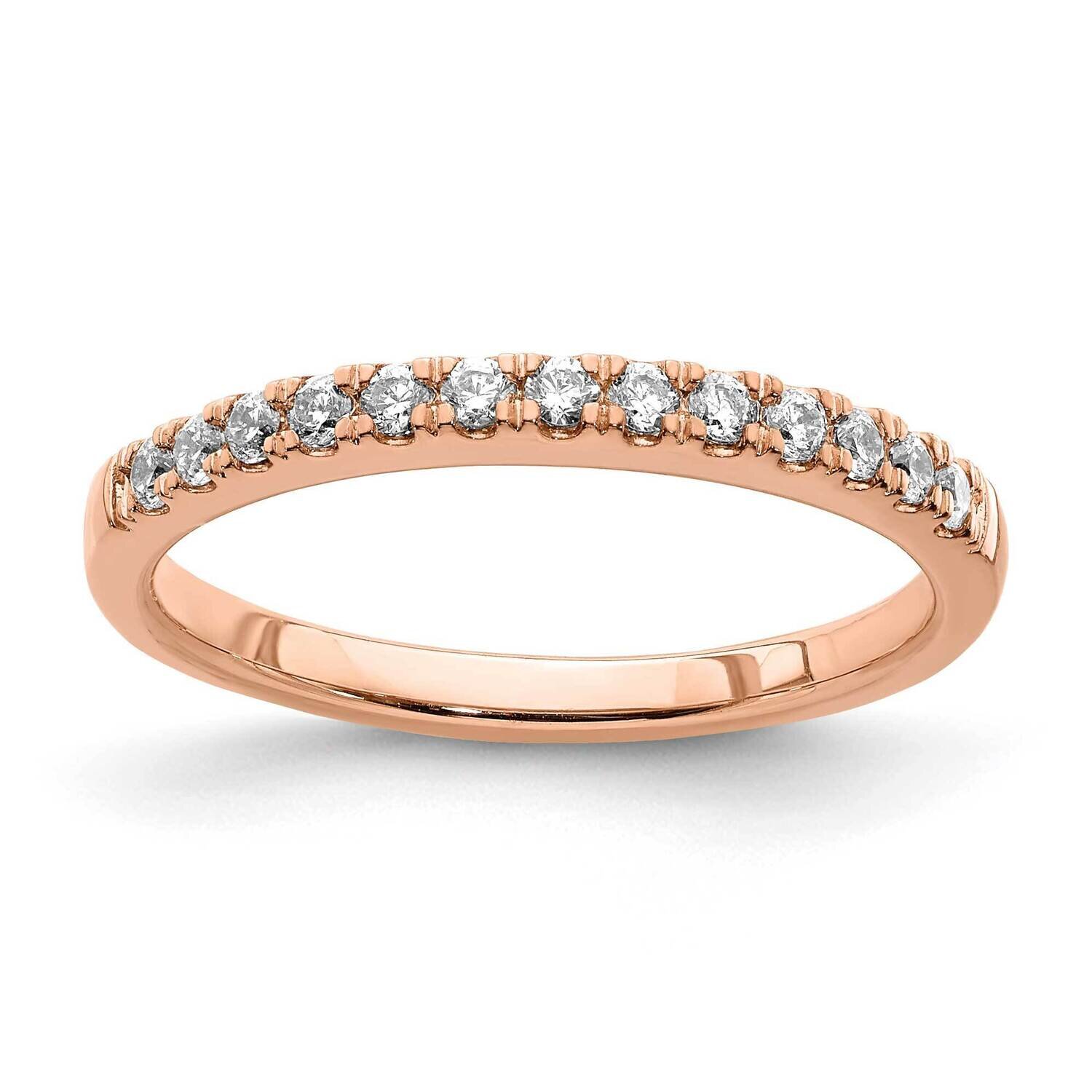 Diamond Wedding Band 14k Rose Gold RM6361B-026-RAA, MPN: RM6361B-026-RAA,