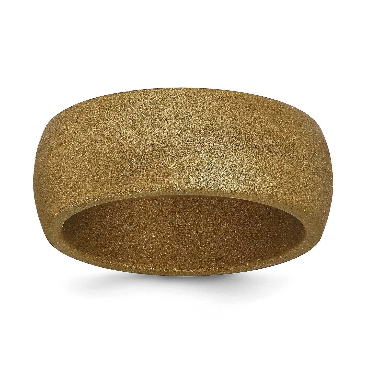 Bronze Metalic 8.7mm Domed Band Silicone SL102-BZ-10, MPN: SL102-BZ,