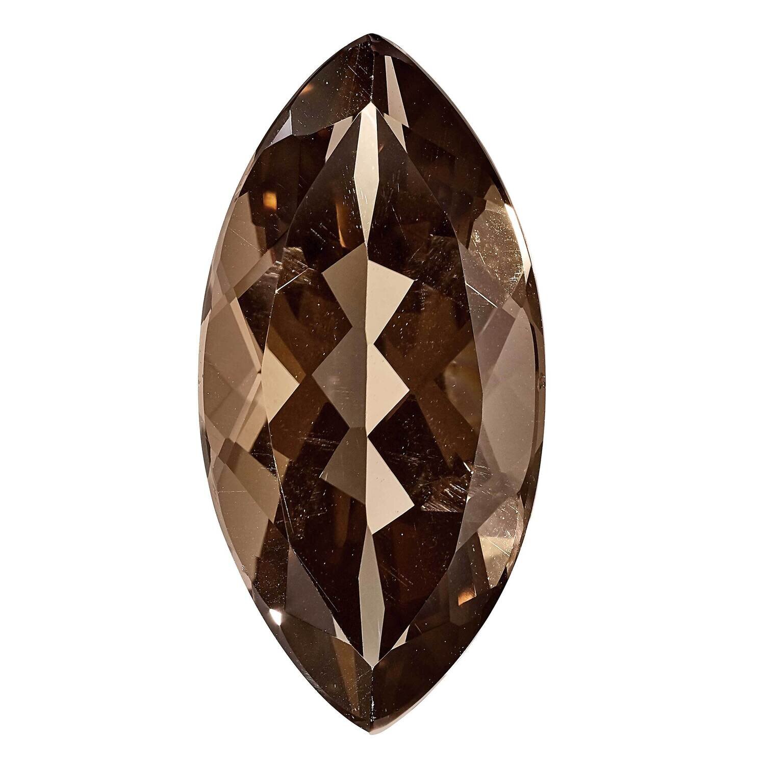 Smoky Quartz 5x2.5mm Marquise AA Quality SQ-05025-MQF-AA, MPN: SQ-MQF-AA,