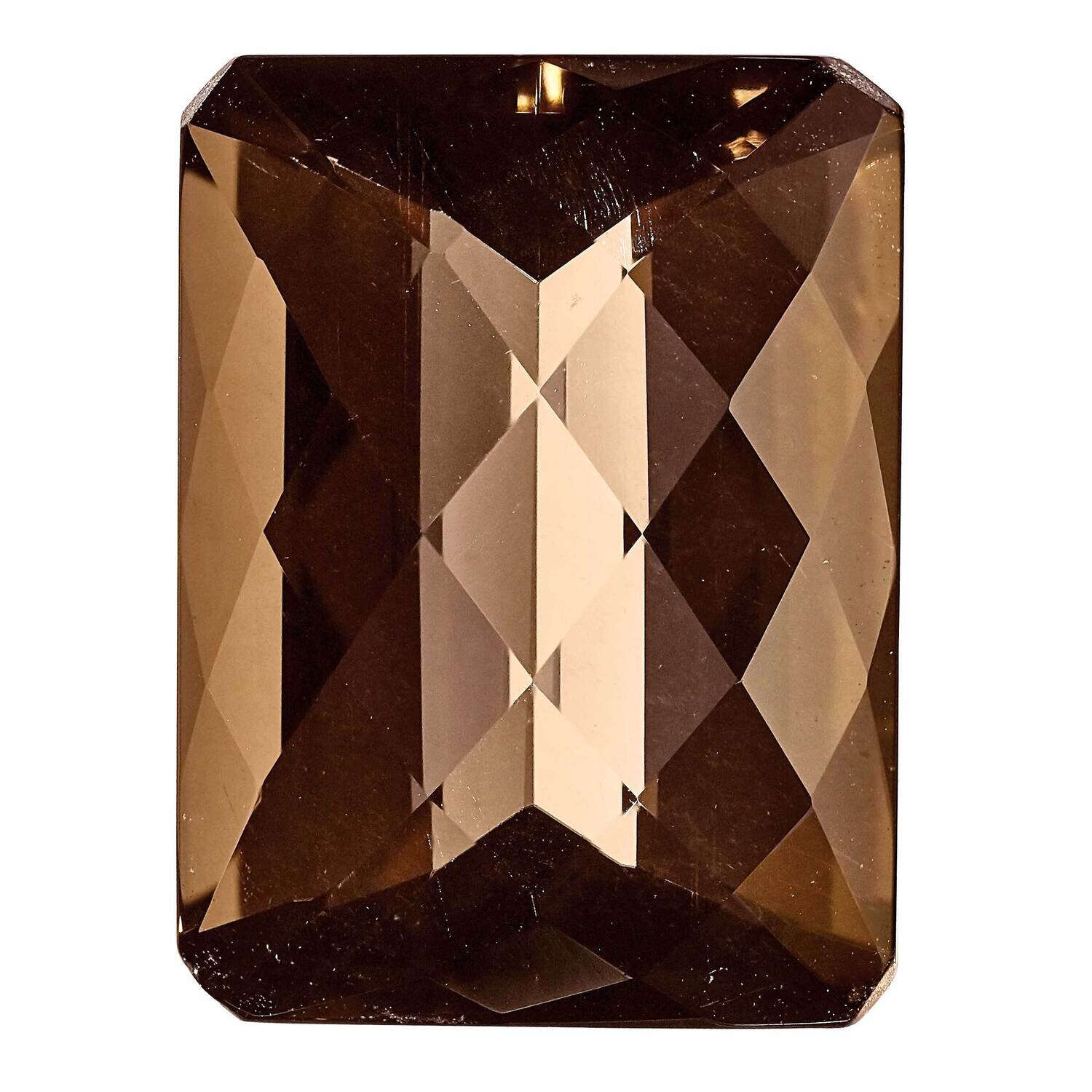 Smoky Quartz 6x4mm Oct Checkerboard AA Quality SQ-0604-OCX-AA, MPN: SQ-OCX-AA,