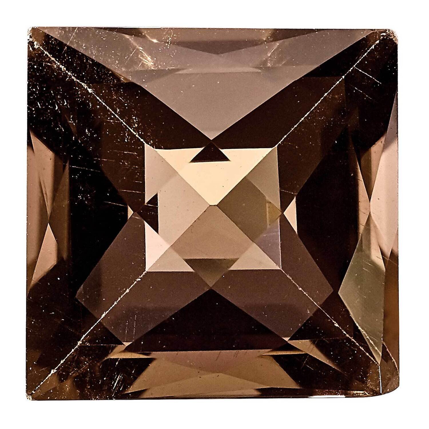 Smoky Quartz 4mm Square Checkerboard AA Quality SQ-0400-SQX-AA, MPN: SQ-SQX-AA,