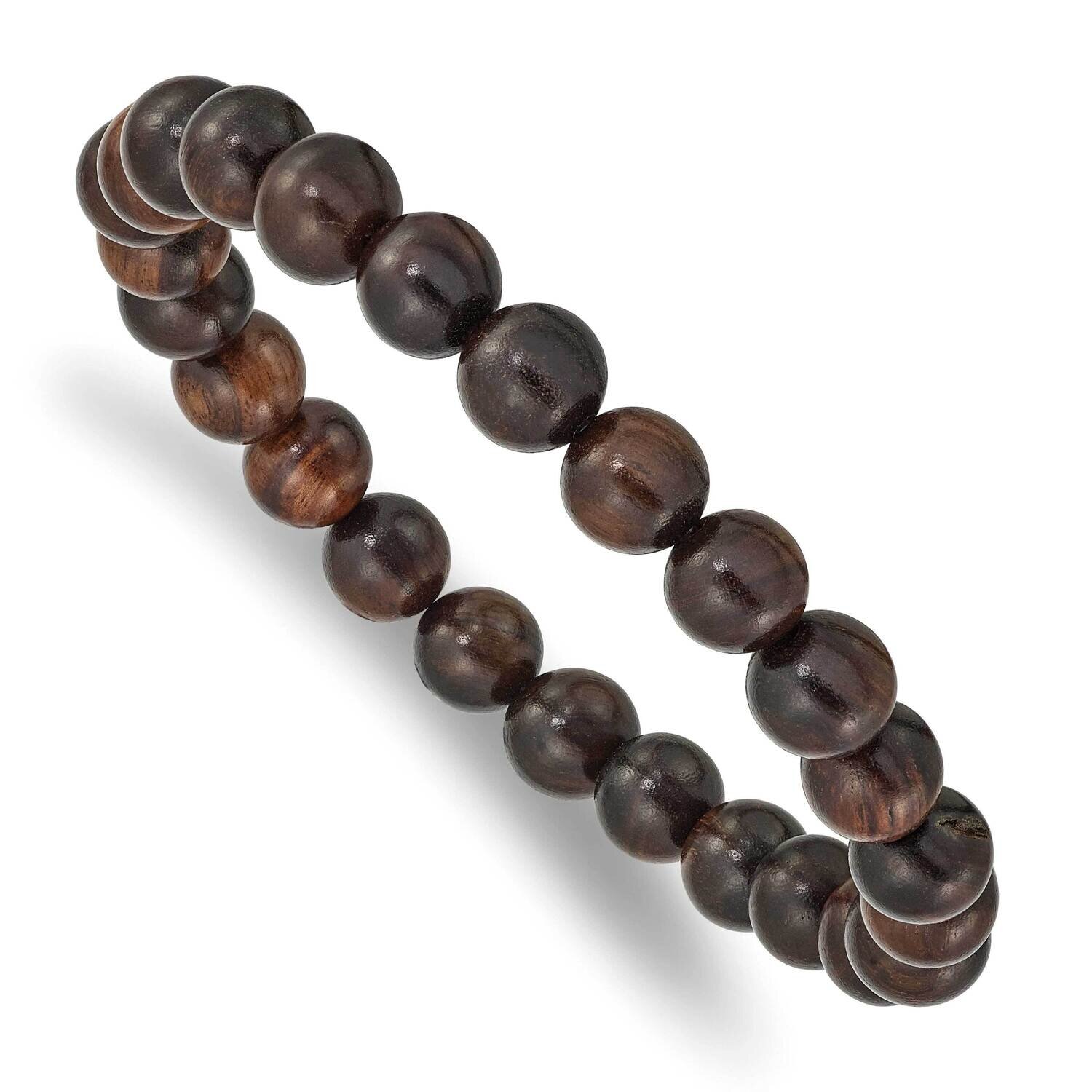 Red Sandalwood Bead Stretch Bracelet SRB2516, MPN: SRB2516, 191101859182