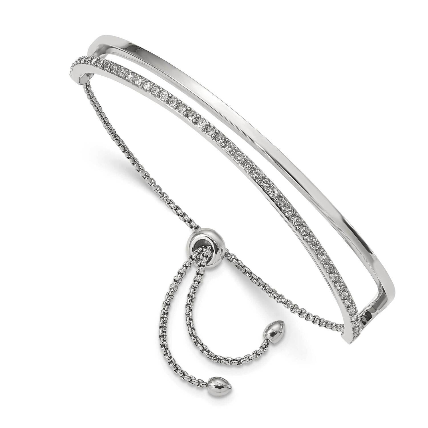 Crystals From Swarovski Adjustable Bangle Stainless Steel Polished SRB2565, MPN: SRB2565, 191101864…