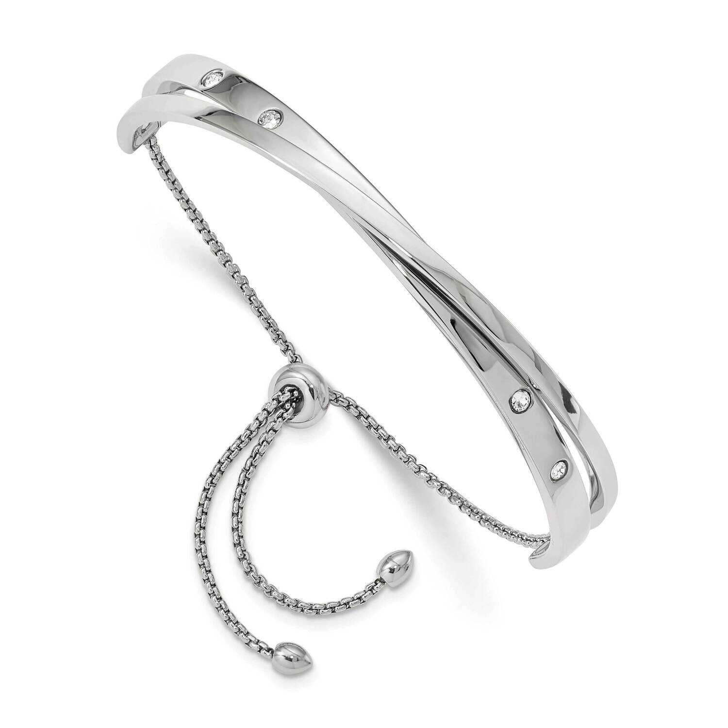 Crystals From Swarovski Adjustable Bangle Stainless Steel Polished SRB2567, MPN: SRB2567, 191101864…