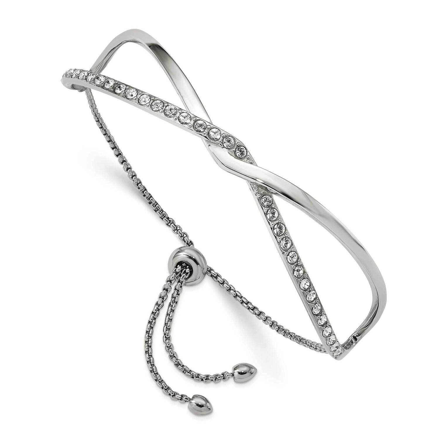Crystals From Swarovski Adjustable Bangle Stainless Steel Polished SRB2568, MPN: SRB2568, 191101864…