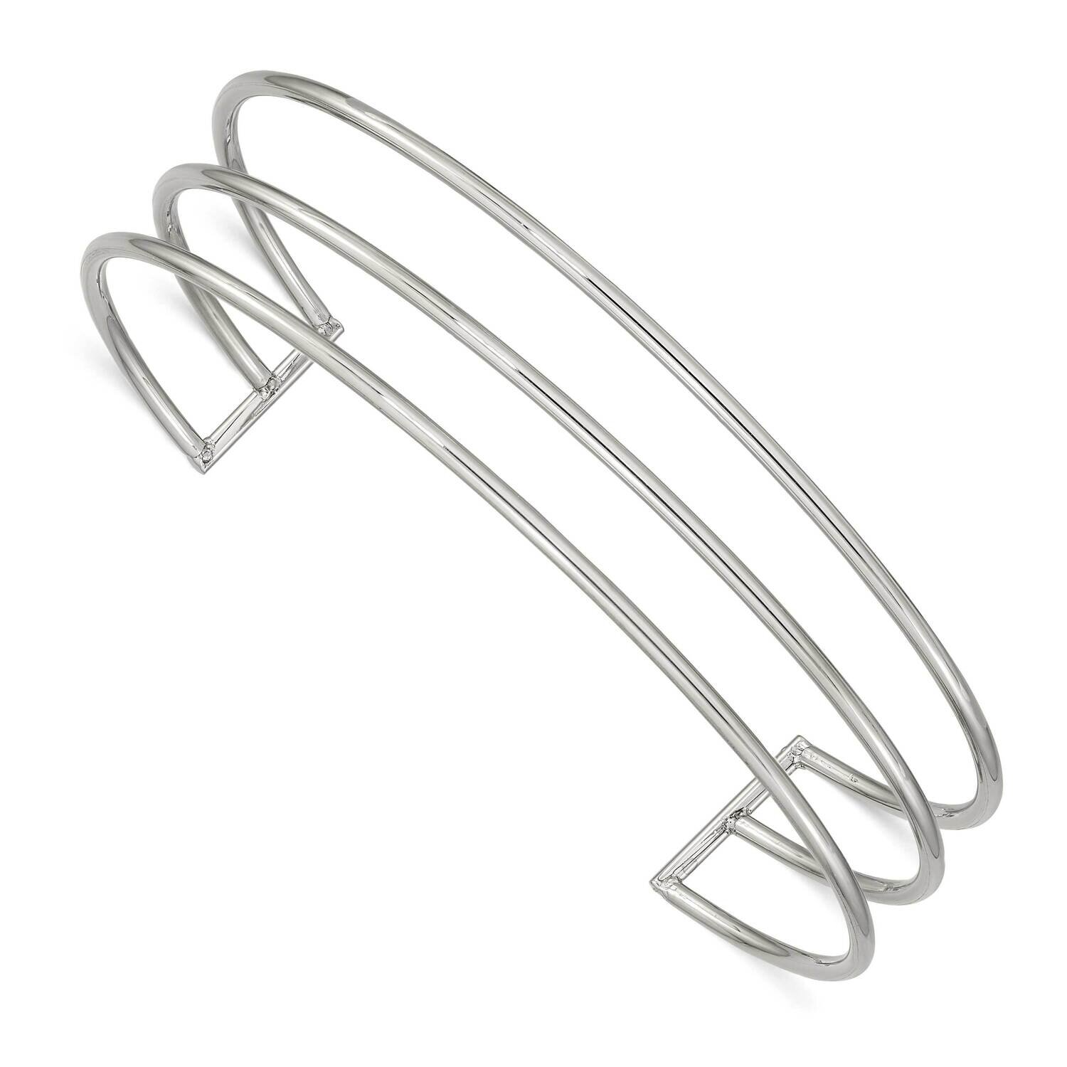 12.60mm Cuff Bangle Stainless Steel Polished SRB2572
