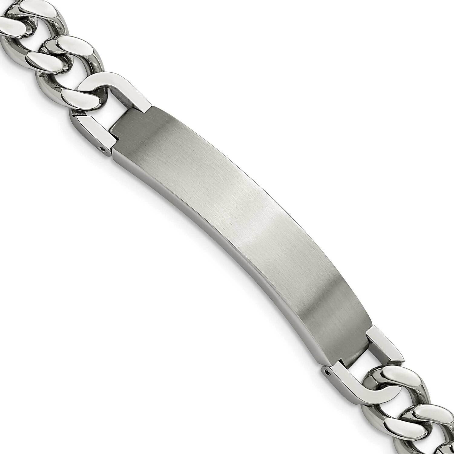 .5 Inch Extender 8.5 Inch Id Bracelet Stainless Steel Brushed and Polished SRB2835-8.5, MPN: SRB283…