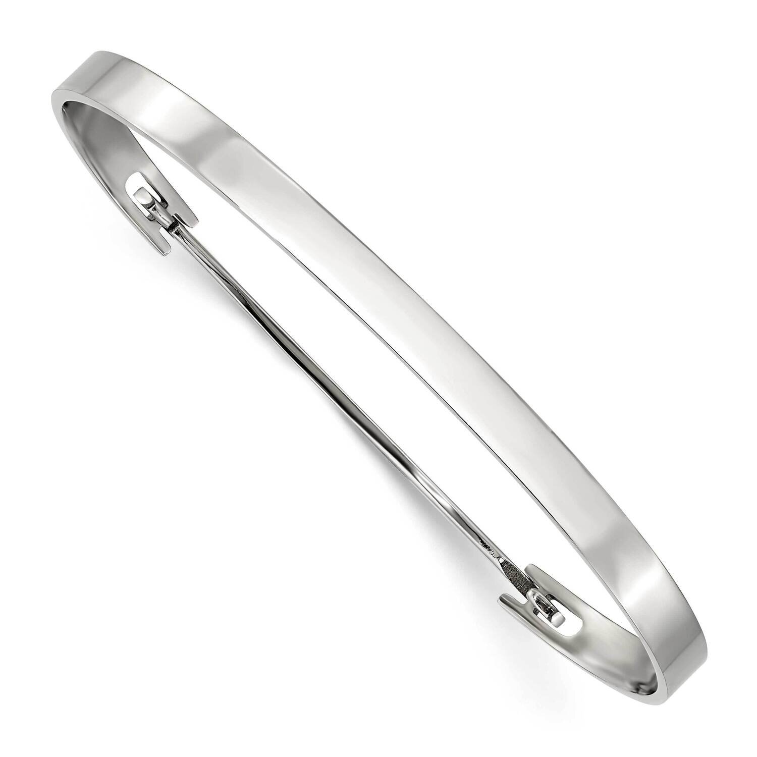 Flexible 4.75mm Bangle Stainless Steel Polished SRB2839