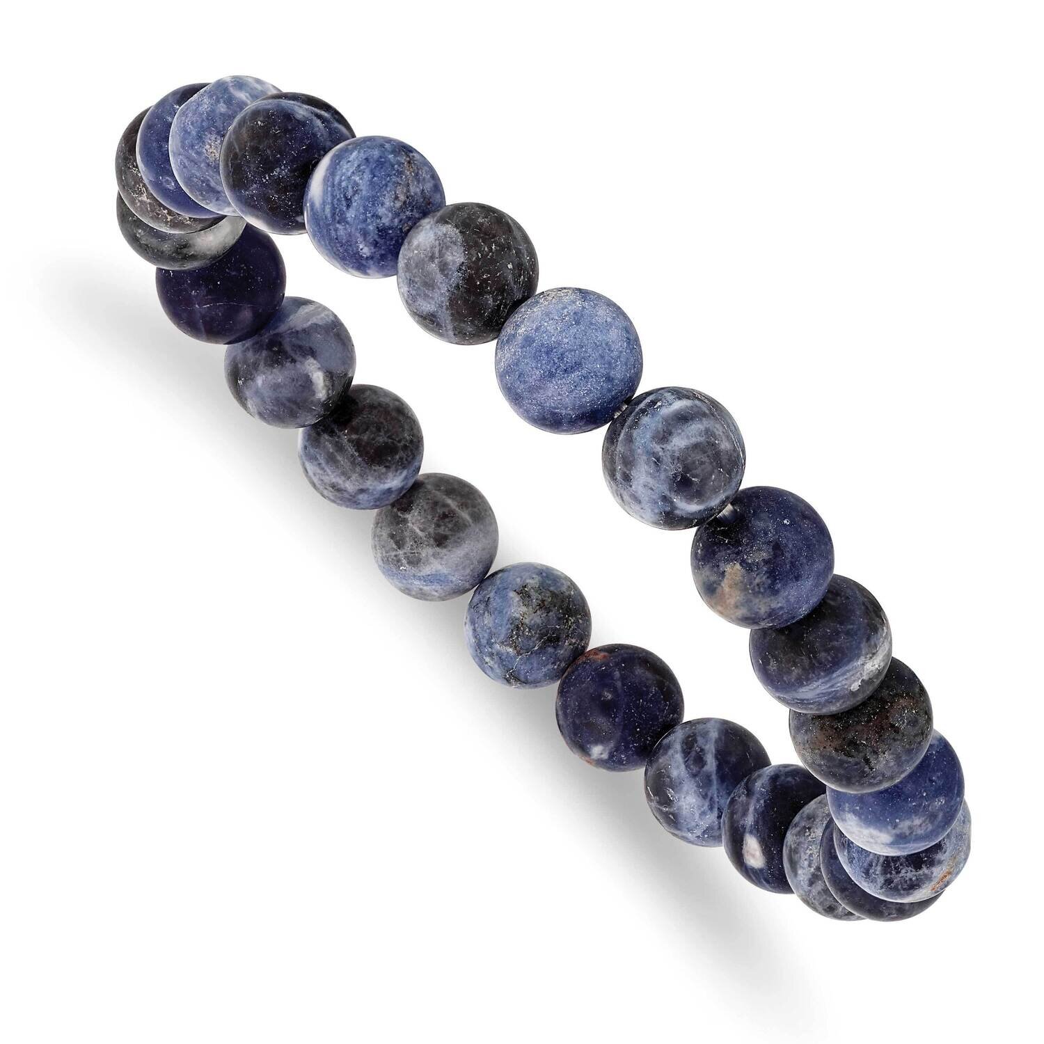Sodalite Agate Beaded Stretch Bracelet SRB2858, MPN: SRB2858, 191101859212