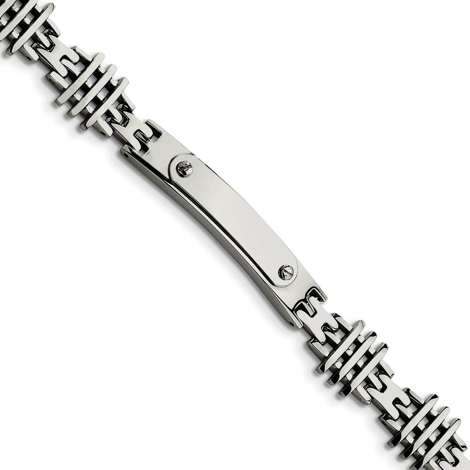 8.5 Inch Id Bracelet Stainless Steel Polished SRB293-8.5, MPN: SRB293-8.5, 883957746357