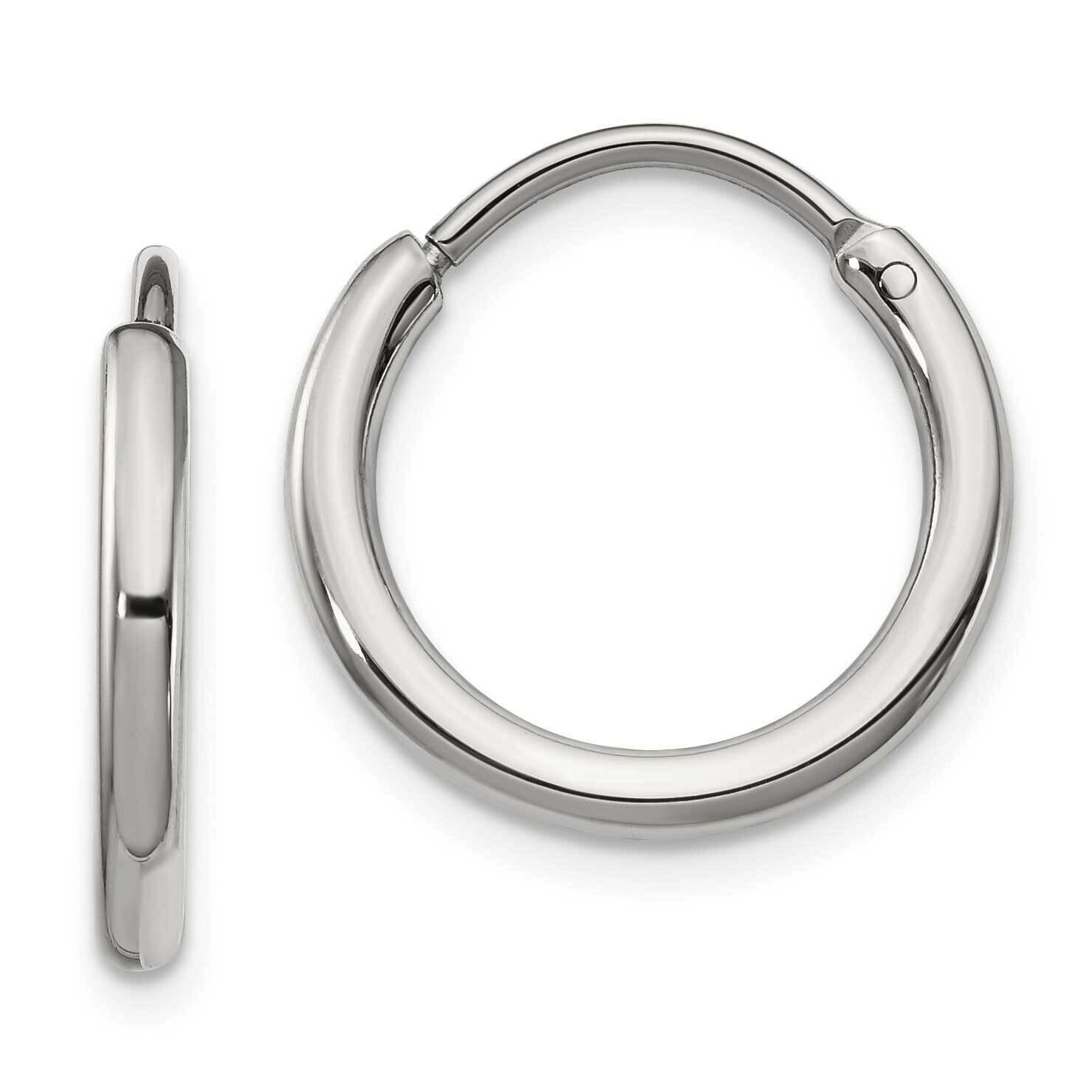 2.00mm Endless Hoop Earrings Stainless Steel Polished SRE1375, MPN: SRE1375, 191101866739