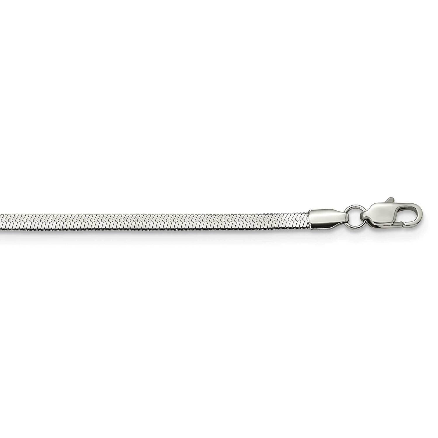 3.3mm 20 Inch Herringbone Chain Stainless Steel Polished SRN2871-20