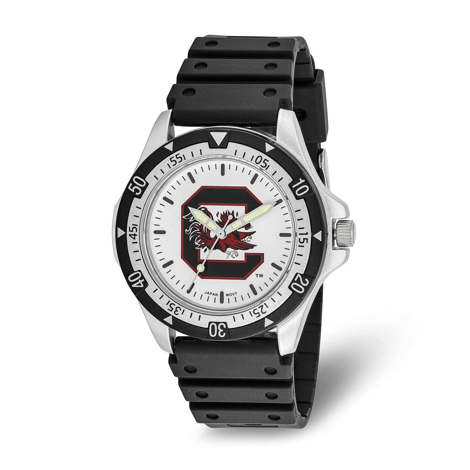 University Of South Carolina Option Sport Black C Logo Watch USO135, MPN: USO135, 634401859860