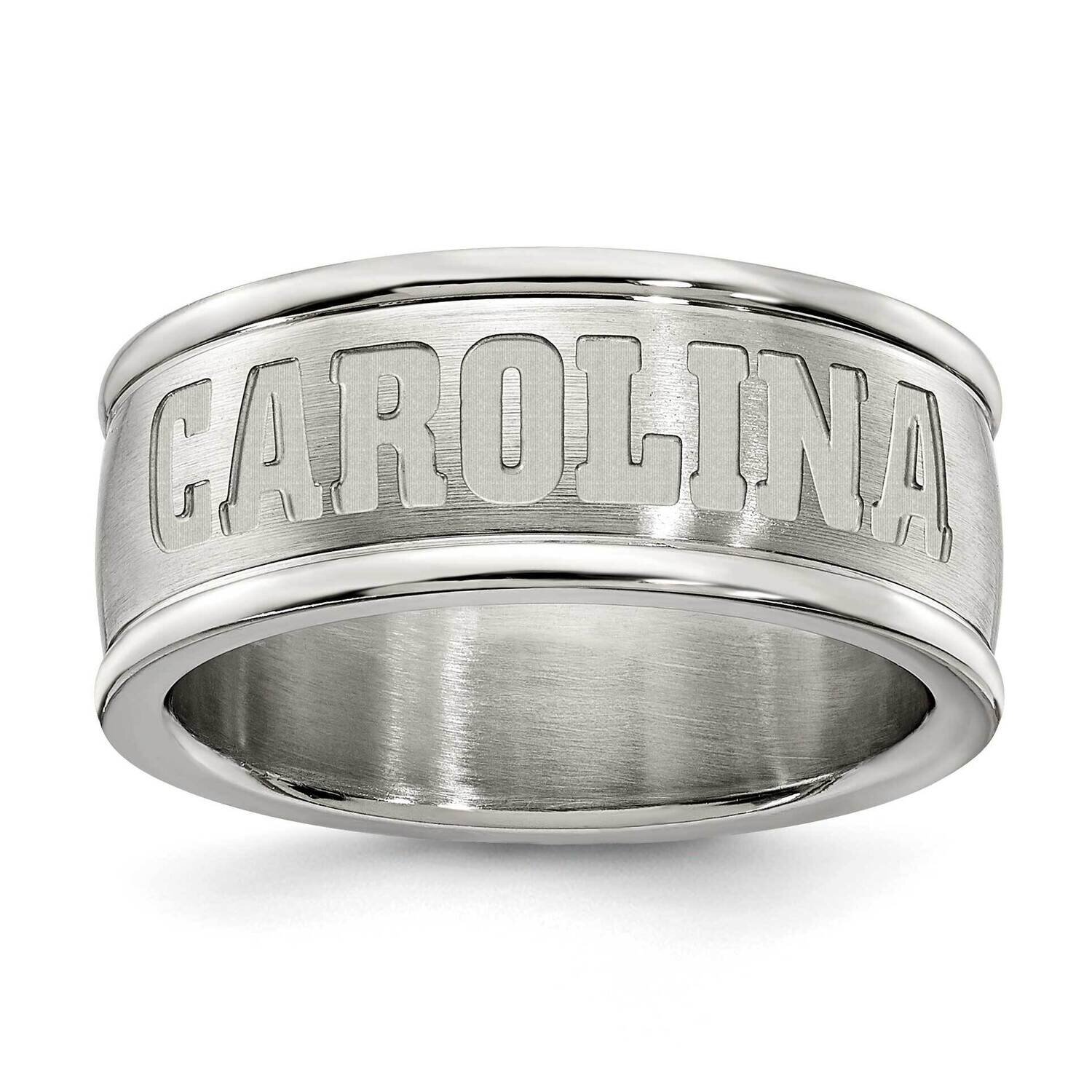 University Of So Carolina Logo Band Ring Stainless Steel USO335-SZ6