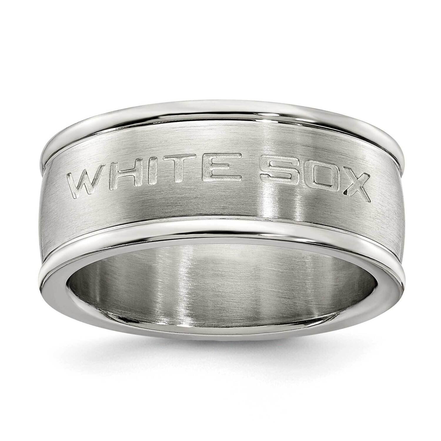 Chicago White Sox Logo Band Ring Stainless Steel WHI035-SZ6