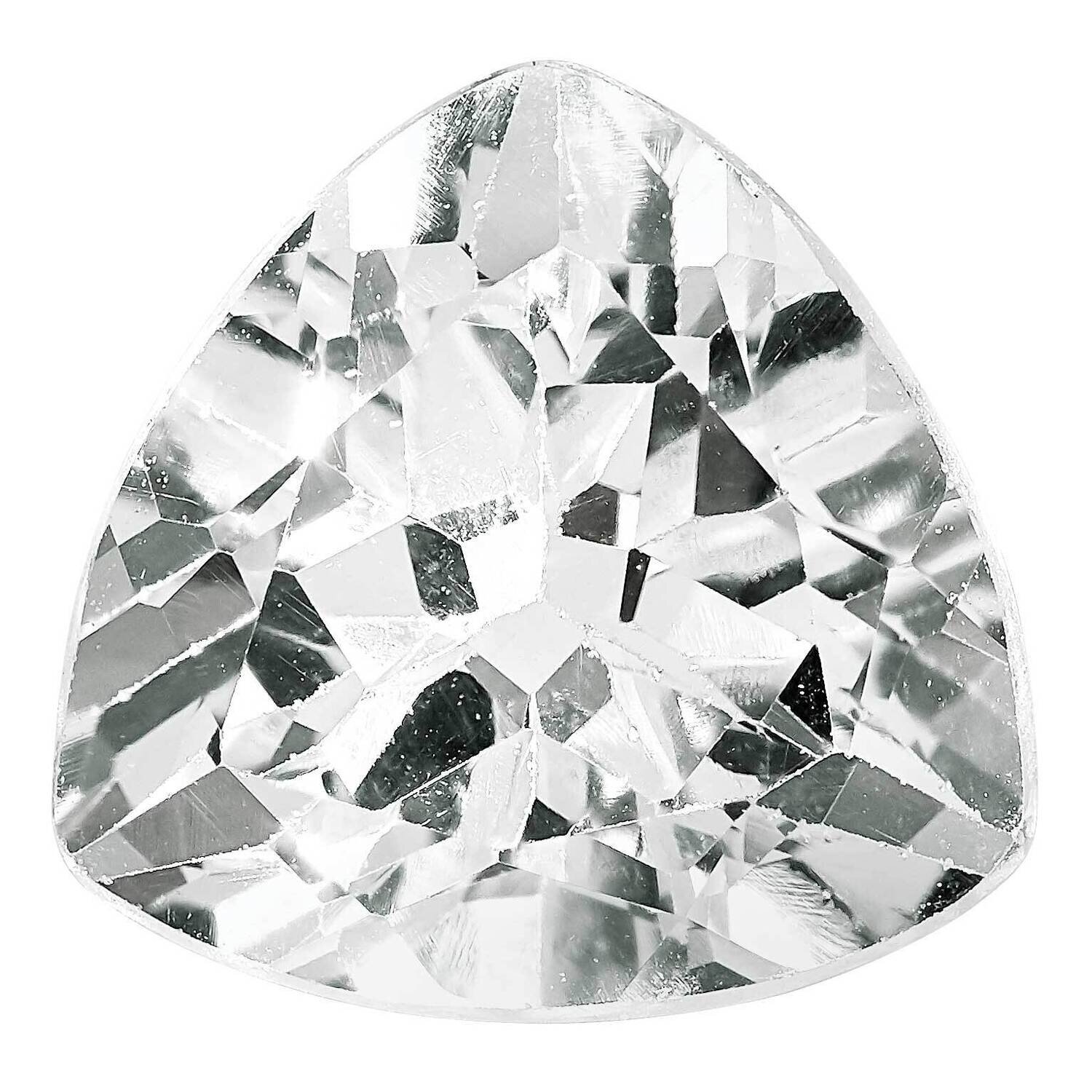 White Topaz 4mm Trillion AA Quality WT-0400-TRF-AA, MPN: WT-TRF-AA,