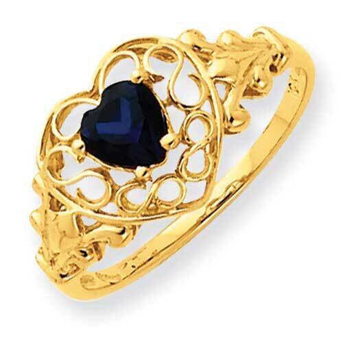 Sapphire Birthstone Ring 14k Gold XBR258, MPN: XBR258,