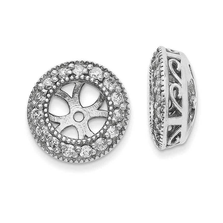 Diamond Vs/Si, D E F, Earring Jackets 14k White Gold True Origin Lab Grown XJ34WLD, MPN: XJ34WLD, 1…