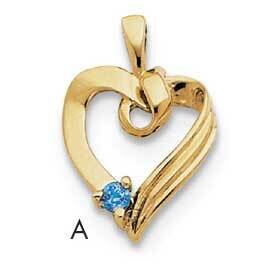 14K 1 Stone Family Pendant Genuine XMP52/1GY, MPN: XMP52_1--6, 883957474120
