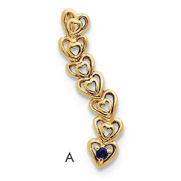 14K 1 Stone Family Pendant Genuine XMP54/1GY, MPN: XMP54_1--6, 883957142913