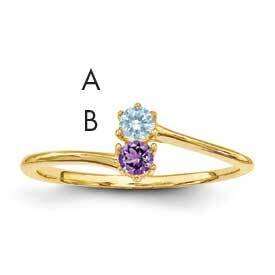 2-Stone Mothers Ring Mounting 14k Polished Gold XMR15/2-7, MPN: XMR15_2--6, 883957152066