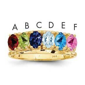 Synthetic Family Jewelry Ring 14k Gold XMR2/6SY, MPN: XMR2_6--6, 883957152868