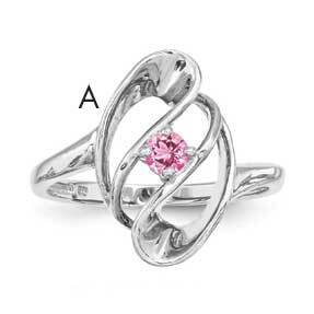 Family Jewelry Ring Sterling Silver Rhodium-plated XMR3/1SS-5, MPN: XMR3_1W--6, 883957865768